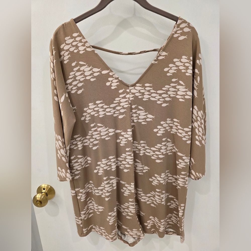 Fighting Eel Romper Waverly